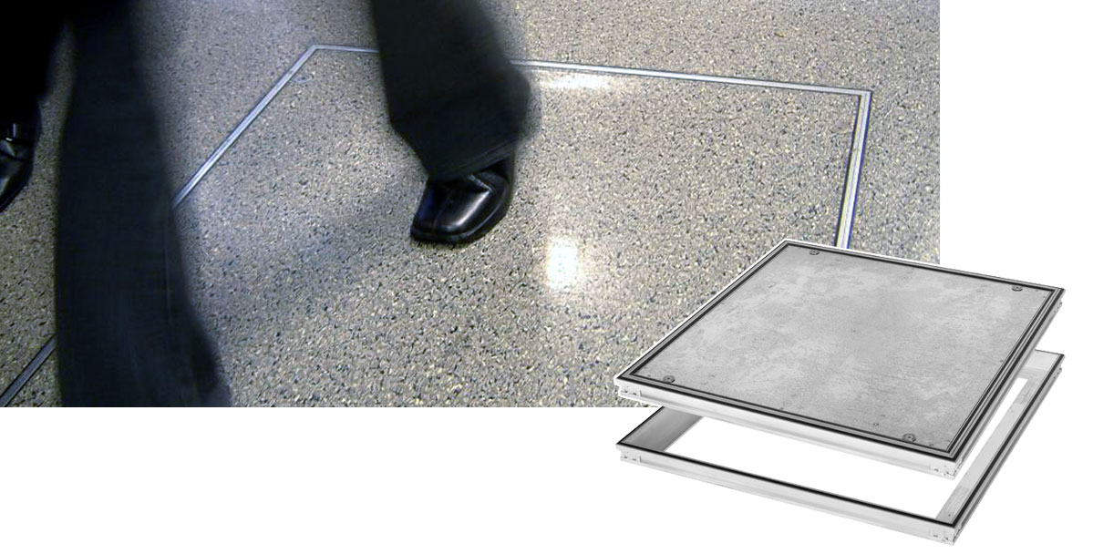 Flexible Floor Access Covers | Queens Hospital, Romford