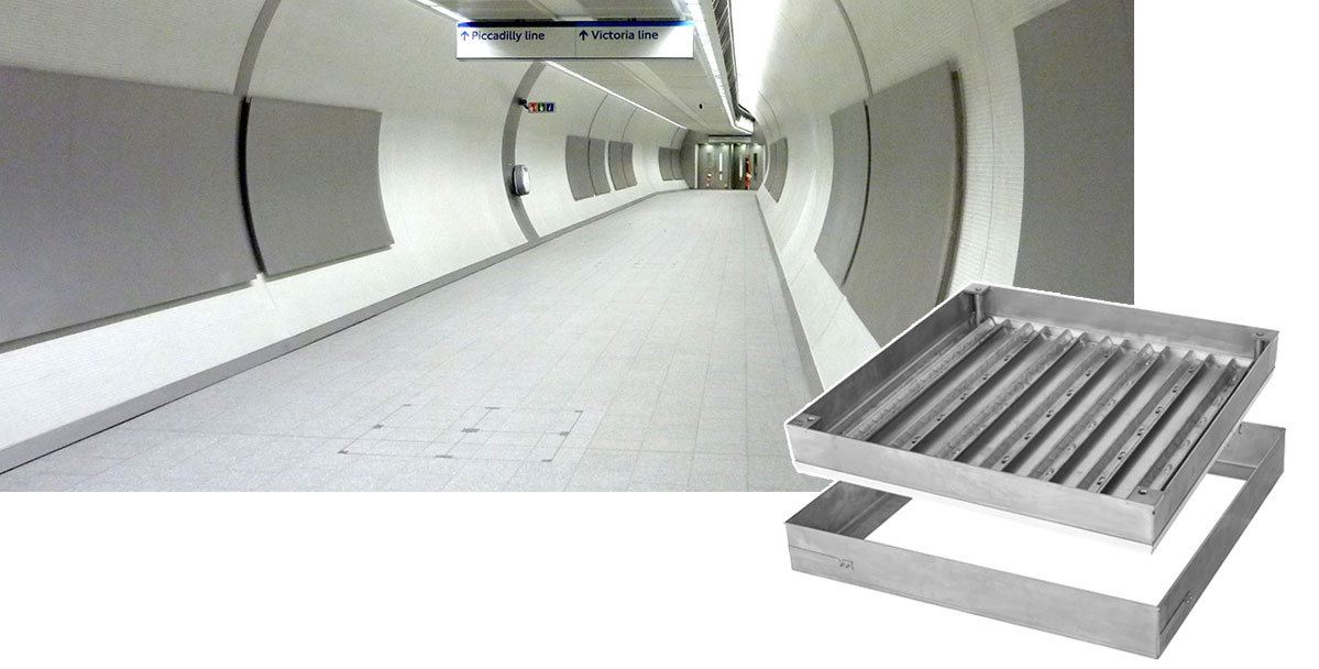 1050 Series Floor Access Covers | London Underground